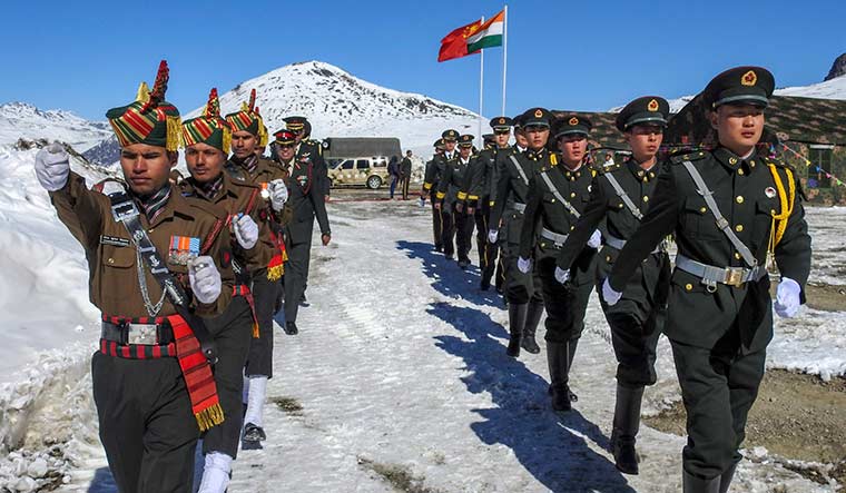 37 Indian And Chinese Soldiers 