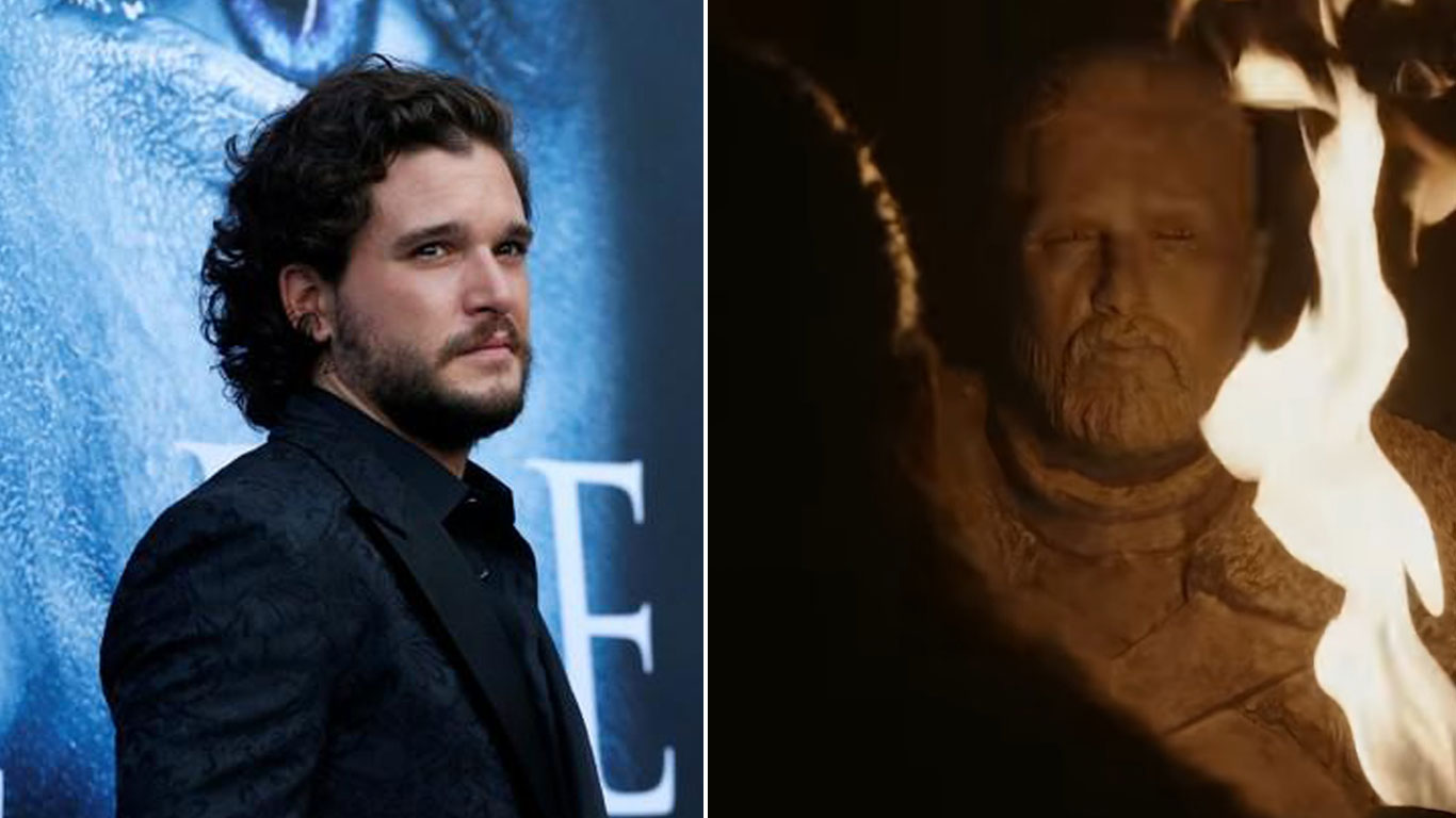 Kit Harington reveals he took home Jon Snow's crypt statue 