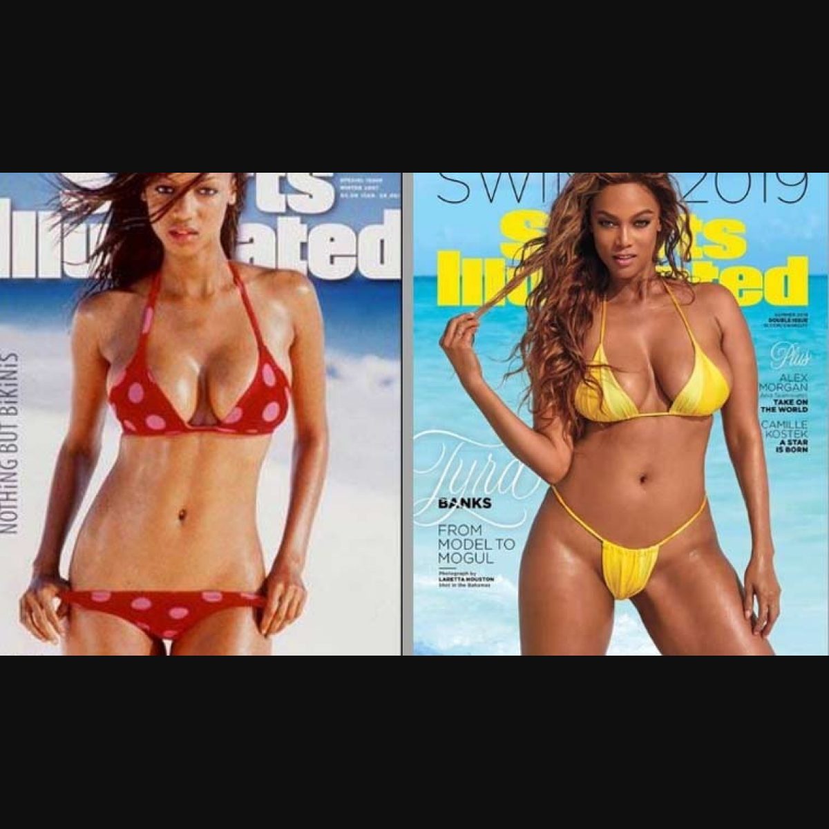 Tyra Banks, 45, Makes History as Oldest Sports Illustrated Swimsuit Cover  Model