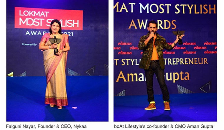 Falguni Nayar, Aman Gupta win big at the Lokmat Most Stylish Awards 2021