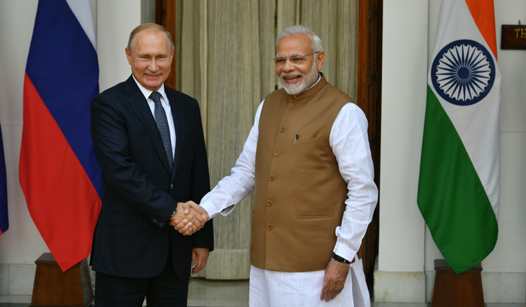 Modi, Putin meet for annual summit - The Week