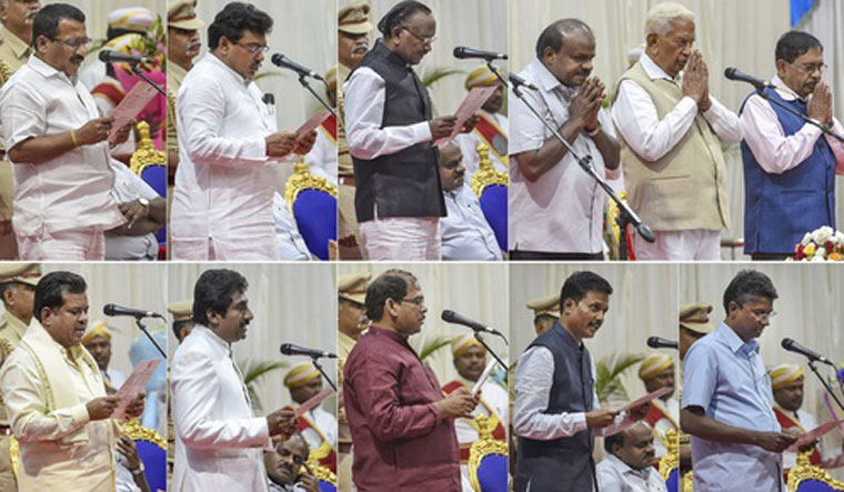 Karnataka Cabinet Expansion: Eight Cong Ministers Sworn In; Omissions ...