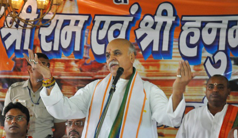 Togadia begins indefinite fast for key 'Hindutva' demands - The Week