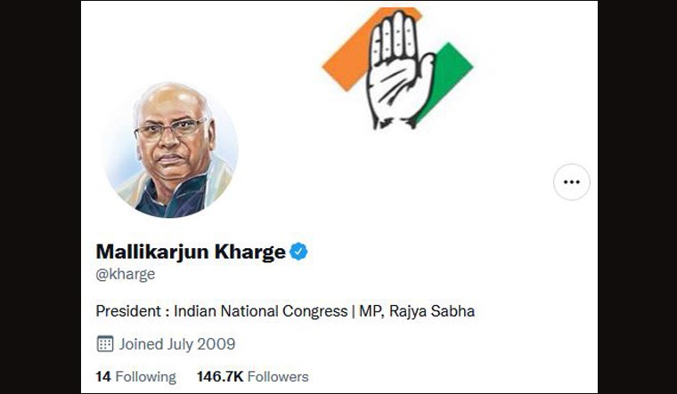 'President: Indian National Congress': Kharge Changes Twitter Bio After ...