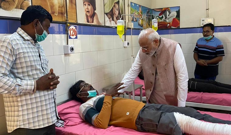 Modi Visits Morbi Bridge Collapse Site Meets Survivors At Hospital The Week