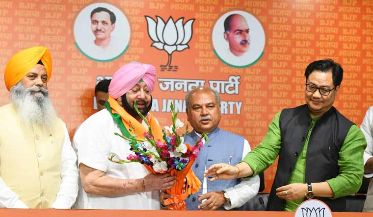 Amarinder Singh Joins Bjp, Merges Punjab Lok Congress With Party- The Week