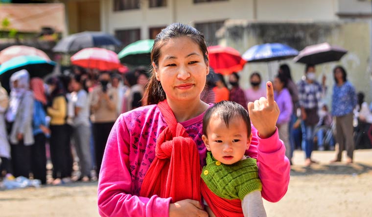 74 Voter Turnout In Nagaland 64 In Meghalaya Till 3 Pm The Week