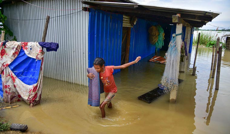 Flood Situation In Assam Remains Grim Around 1 Lakh Affected The Week 7542