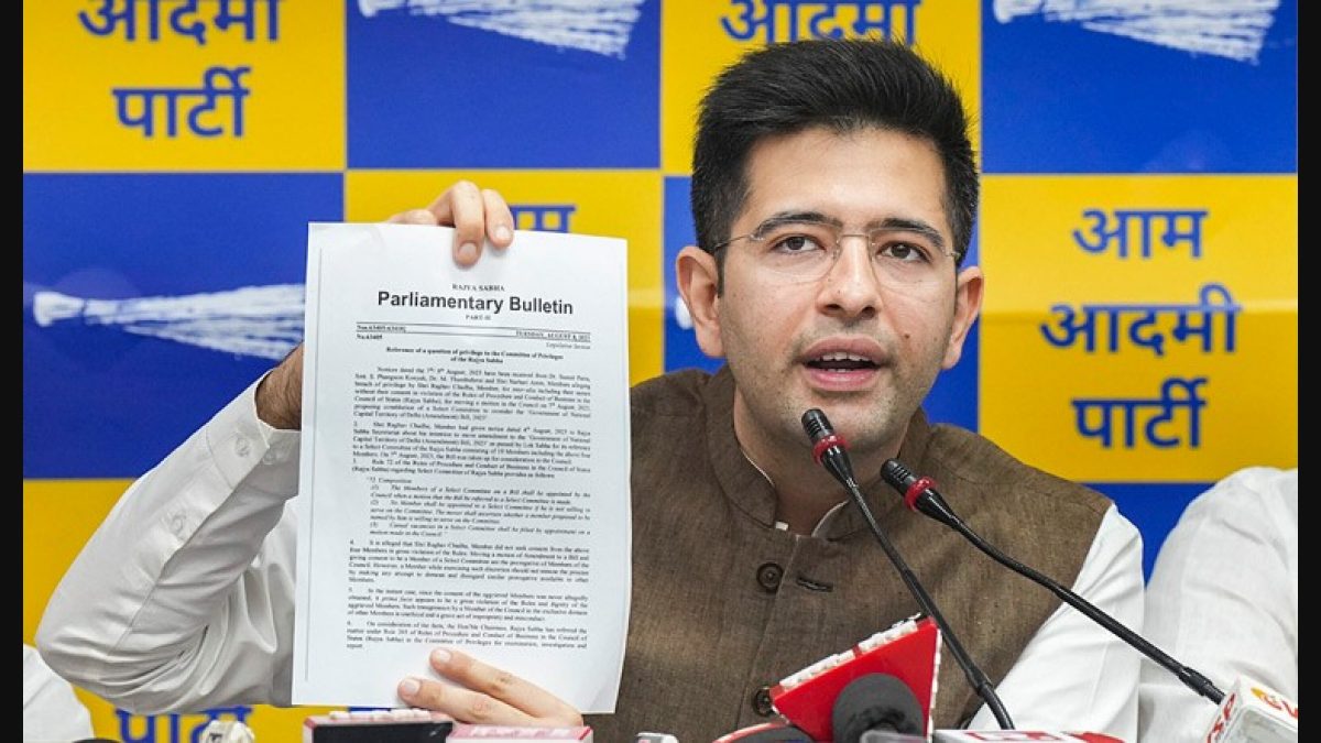 AAP's Raghav Chadha changes X bio to 'Suspended Member of Parliament' - The  Week