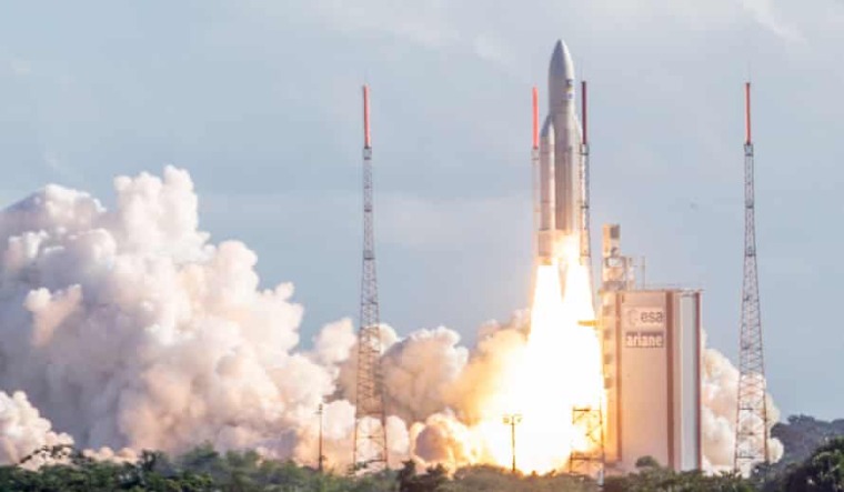 The first commercial, re-programmable satellite launched - THE WEEK