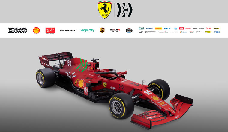 Кепка ferrari f1