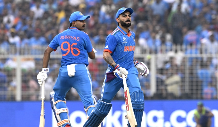 ICC World Cup: India post 326/5 against South Africa at Eden Gardens ...