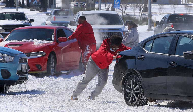 Texas Four million homes face winter storm without