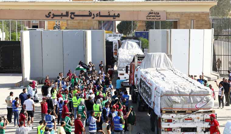 Rafah Crossing Opens: 20 Trucks Carrying Aid Enter Gaza; 'drop In The ...