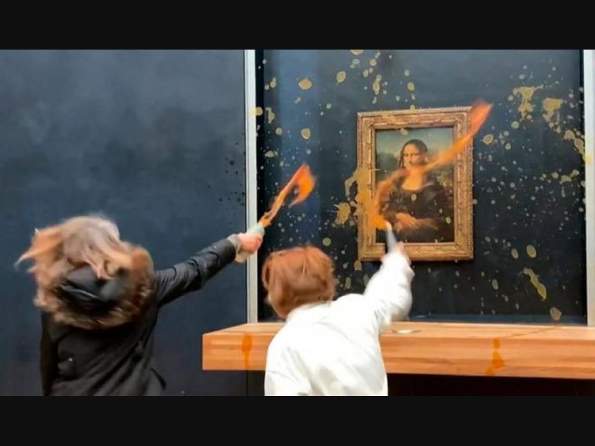 France Activists throw soup at Mona Lisa amid farmers protest