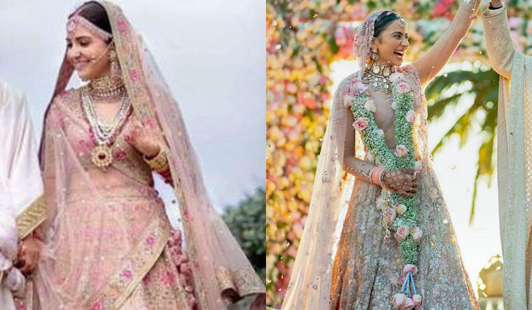 Anushka Sharma, Neha Dhupia or Mira Rajput, whose pink wedding lehenga will  you choose? | Fashion Trends - Hindustan Times