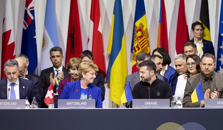 World leaders meet in Switzerland to discuss Ukraine peace roadmap. Russia is notably absent